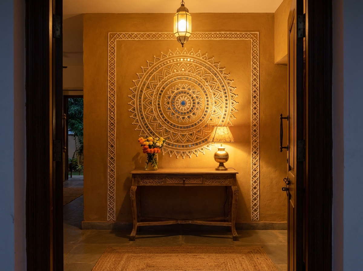 Grand mandala — the first impression guests see